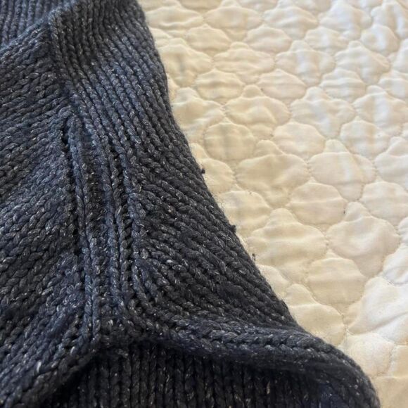 Maje Women’s Cashmere & Silk Blend Black Turtleneck Sweater Size L - Picture 6 of 6